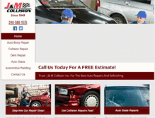 Tablet Screenshot of jmcollision.com